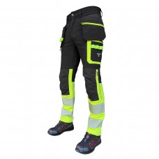 Kelnės Pesso JUPITER 175HVG  Ripstop stretch (juoda/geltona)