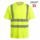 Marškinėliai PESSO Hi-vis, geltoni (50% medv.50% pol.)