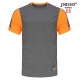 Marškinėliai Pesso BREEZE pilki/oranžiniai Marškinėliai Pesso BREEZE pilki/oranžiniai