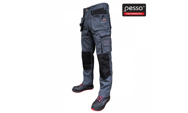 Kelnės Pesso iš Canvas audinio (pilkos) Kelnės Pesso iš Canvas audinio (pilkos)