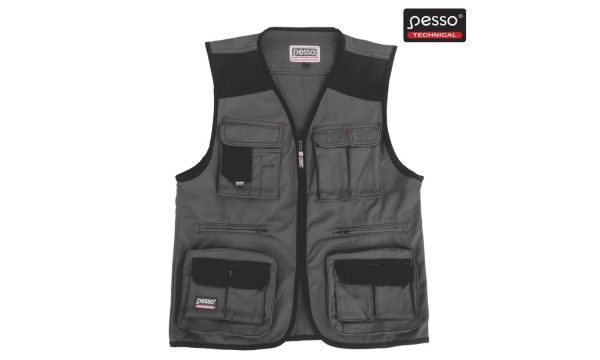 Liemenė Pesso iš Canvas audinio (pilka) Liemenė Pesso iš Canvas audinio (pilka)