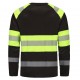 Marškinėliai ilgomis rankovėmis PESSO Hi-vis, juodi Marškinėliai ilgomis rankovėmis PESSO Hi-vis, juodi