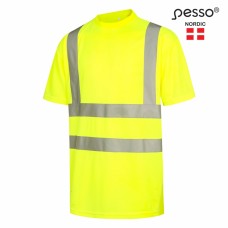 Marškinėliai PESSO Hi-vis, geltoni