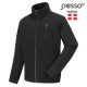 Megztinis Fleece Pesso, juodas Megztinis Fleece Pesso, juodas