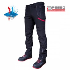 Pašiltintos softshell kelnės Pesso (juodos)