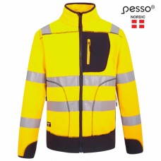 Džemperis Fleece Pesso geltonas/mėlynas Džemperis Fleece Pesso geltonas/mėlynas
