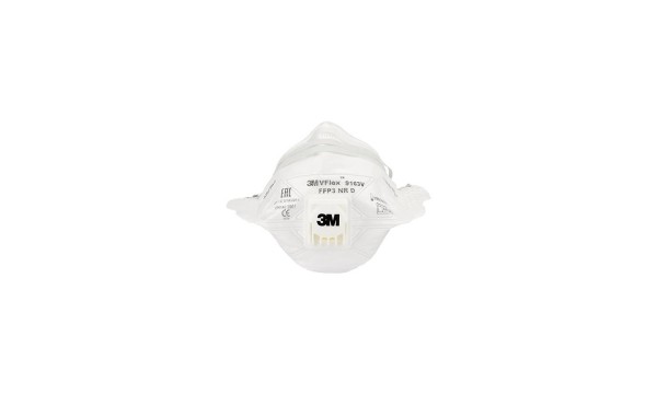 Respiratorius 3M -9163 (FFP3) su vožtuvu Respiratorius 3M -9163 (FFP3) su vožtuvu