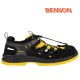 Darbiniai sandalai BENNON Bombis S1P SRC, geltoni Darbiniai sandalai BENNON Bombis S1P SRC, geltoni