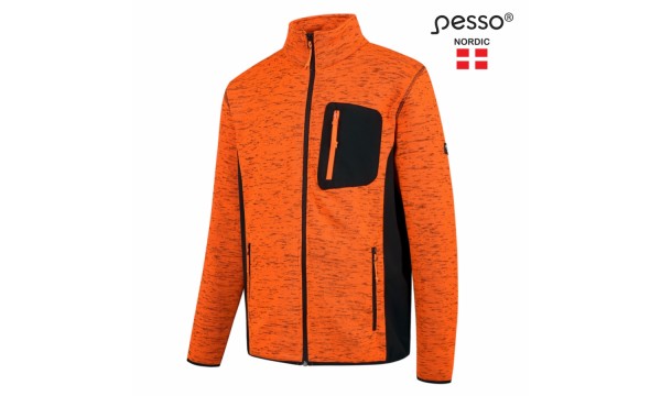 Pesso fleece džemperis FLORENCE, oranžinis Pesso fleece džemperis FLORENCE, oranžinis