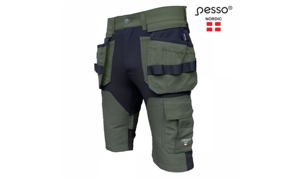 Šortai Pesso Titan 125( Spandex/Cordura),žali Šortai Pesso Titan 125( Spandex/Cordura),žali