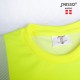 Marškinėliai PESSO Hi-vis, geltoni (50% medv.50% pol.)