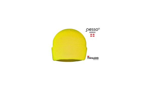 Šilta kepurė Pesso Thinsulate, HI-VIS geltona Šilta kepurė Pesso Thinsulate, HI-VIS geltona