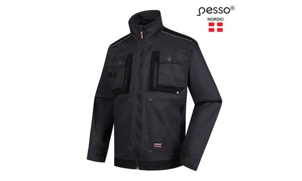 Švarkas PESSO stretch (pilkas)