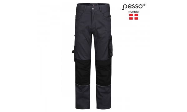 Darbo kelnės Pesso Twill Stretch (pilkos) Darbo kelnės Pesso Twill Stretch (pilkos)