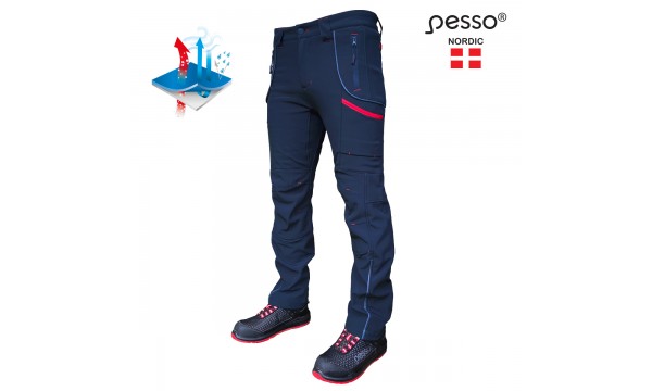 Softshell kelnės Pesso NEBRASKA, mėlynos