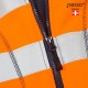 Džemperis Pesso Fleece oranžinis, mėlynas Džemperis Pesso Fleece oranžinis, mėlynas