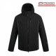 Šilta neperšlampanti Softshell  striukė Pesso Otava, juoda