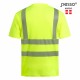 Marškinėliai PESSO Hi-vis, geltoni (50% medv.50% pol.)