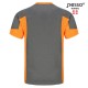 Marškinėliai Pesso BREEZE pilki/oranžiniai Marškinėliai Pesso BREEZE pilki/oranžiniai
