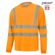 Marškinėliai ilgomis rankovėmis PESSO Hi-vis,oranžiniai Marškinėliai ilgomis rankovėmis PESSO Hi-vis,oranžiniai