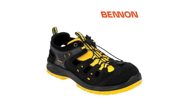 Darbiniai sandalai BENNON Bombis S1P SRC, geltoni Darbiniai sandalai BENNON Bombis S1P SRC, geltoni