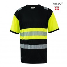 Marškinėliai PESSO Hi-vis,juodi