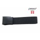 Juodas tekstilinis diržas PESSO (120 cm)