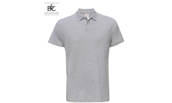 Marškinėliai Polo, pilki Heather Grey Marškinėliai Polo, pilki Heather Grey