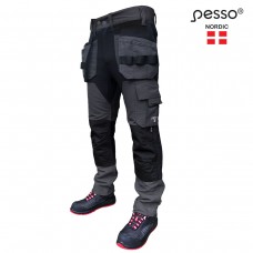 Kelnės Pesso Titan FIX (Spandex/Cordura), pilkos Kelnės Pesso Titan FIX (Spandex/Cordura), pilkos