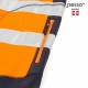 Džemperis Pesso Fleece oranžinis, mėlynas Džemperis Pesso Fleece oranžinis, mėlynas