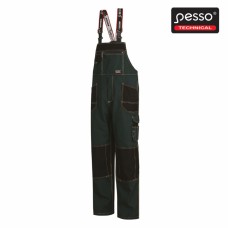 Darbo puskombinezonis Pesso DPCZ  iš Canvas audinio (žalias)