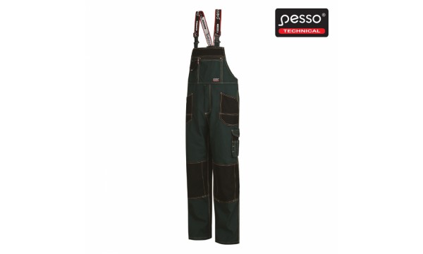 Darbo puskombinezonis Pesso DPCZ iš Canvas audinio (žalias) Darbo puskombinezonis Pesso DPCZ iš Canvas audinio (žalias)