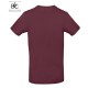 Marškinėliai bordo spalvos 190 gr