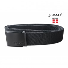 Juodas tekstilinis diržas PESSO (120 cm) Juodas tekstilinis diržas PESSO (120 cm)