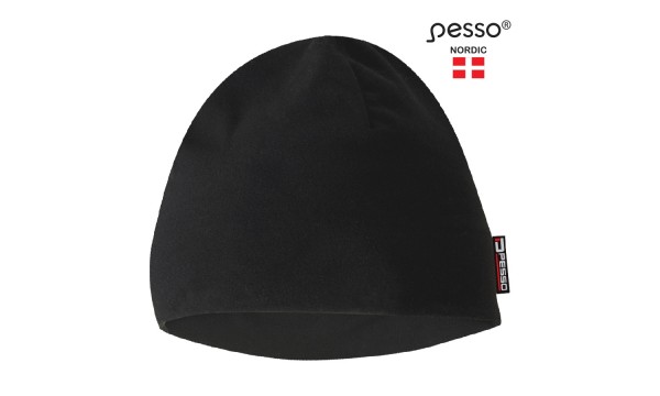 Kepurė Pesso flisinė (juoda) Kepurė Pesso flisinė (juoda)