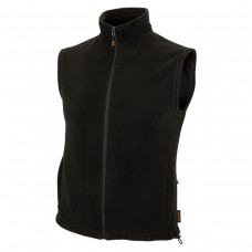 Liemenė iš fleece audinio, juoda