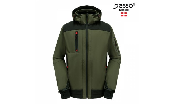 Softshell striukė Pesso Acropolis, Olive Green Softshell striukė Pesso Acropolis, Olive Green